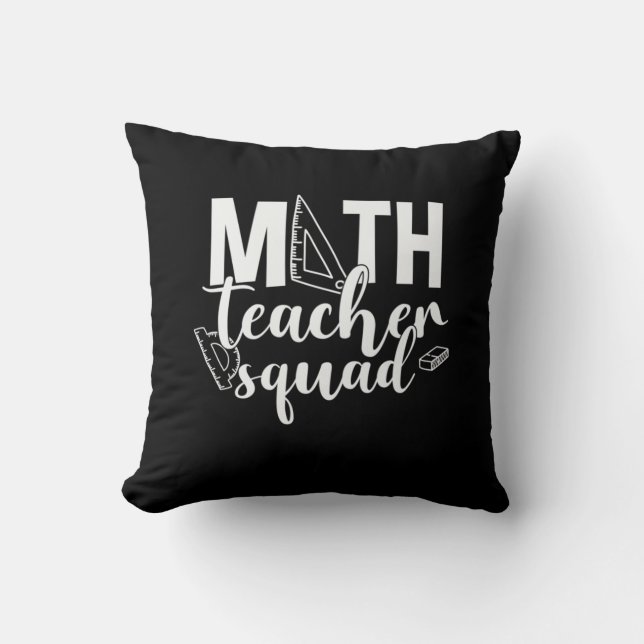 Math Teacher Math Teacher Squad Kissen (Vorderseite)