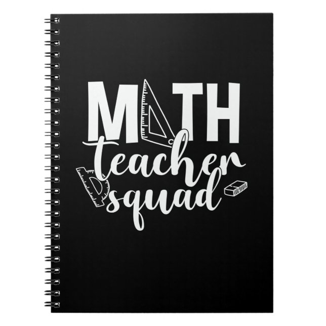 Math Teacher Math Teacher Squad Notizblock (Vorderseite)