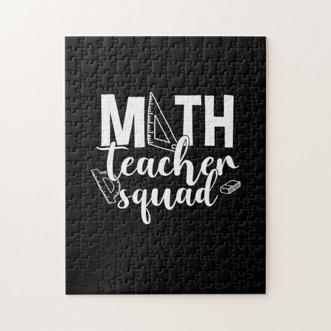 Math Teacher Math Teacher Squad Puzzle (Vertikal)