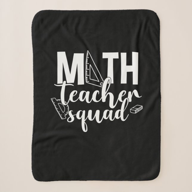 Math Teacher Math Teacher Squad Sherpadecke (Vorderseite)