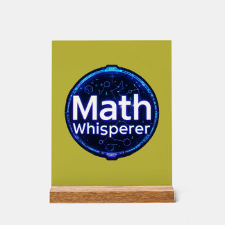 Math Teacher Math Whisperer Acrylschild