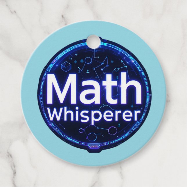 Math Teacher Math Whisperer Geschenkanhänger (Vorderseite)