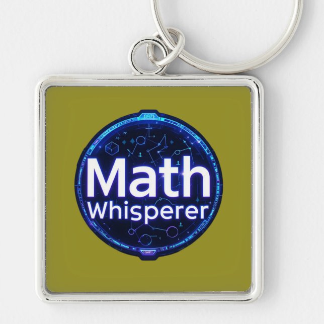 Math Teacher Math Whisperer Schlüsselanhänger (Vorne)