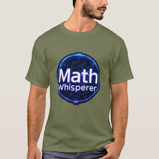 Math Teacher Math Whisperer T-Shirt (Vorderseite)