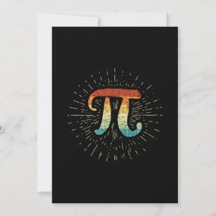 Math Teacher Niedlich Pi Einladung