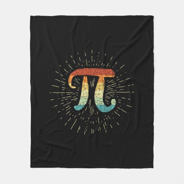 Math Teacher Niedlich Pi Fleecedecke (Vorderseite)