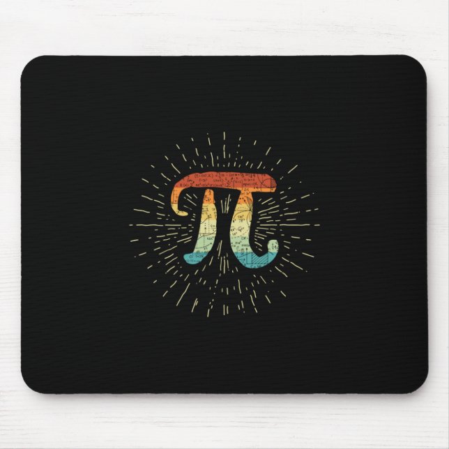 Math Teacher Niedlich Pi Mousepad (Vorne)