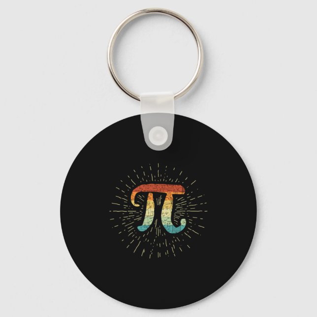 Math Teacher Niedlich Pi Schlüsselanhänger (Vorderseite)