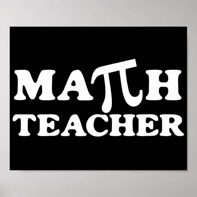 Math Teacher Poster (Vorne)