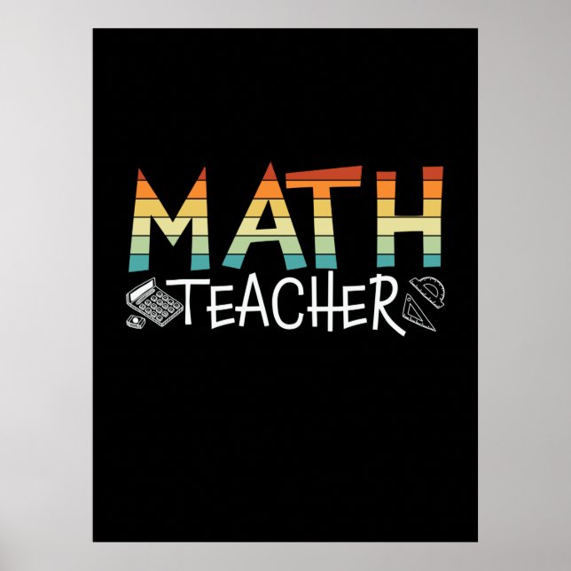 Math Teacher Poster (Vorne)