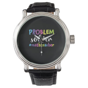 Math Teacher Problem Solver Armbanduhr