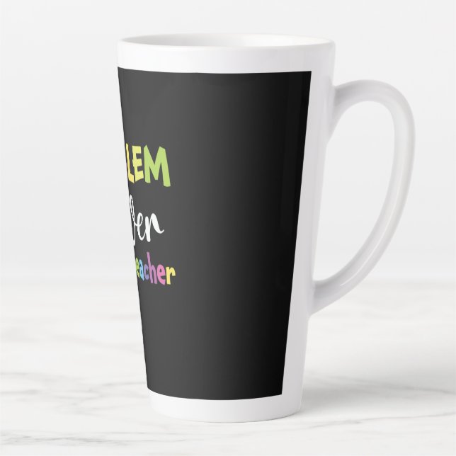 Math Teacher Problem Solver Milchtasse (Rechts)