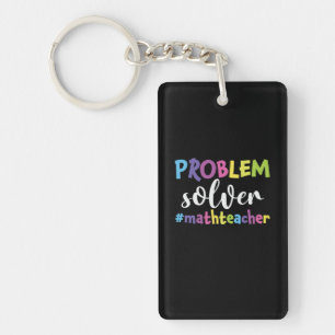 Math Teacher Problem Solver Schlüsselanhänger