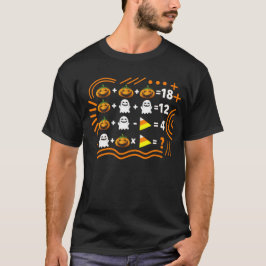 Math Teacher Pumpkin T-Shirt
