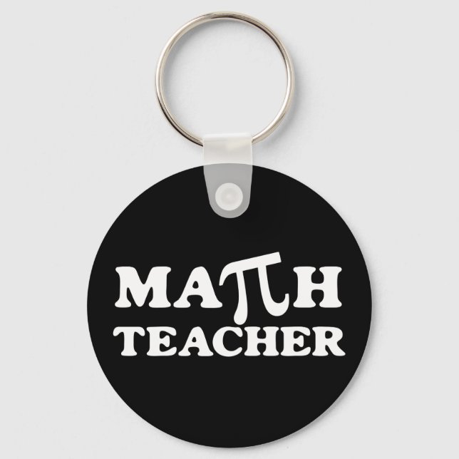 Math Teacher Schlüsselanhänger (Vorderseite)