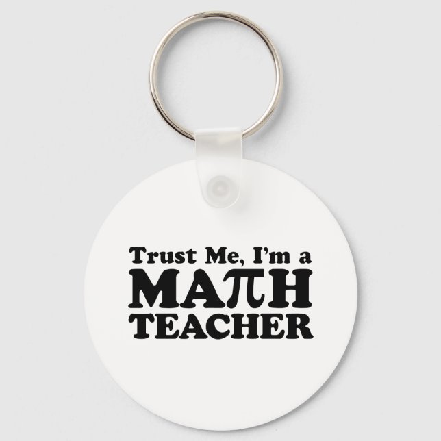 Math Teacher Schlüsselanhänger (Vorderseite)