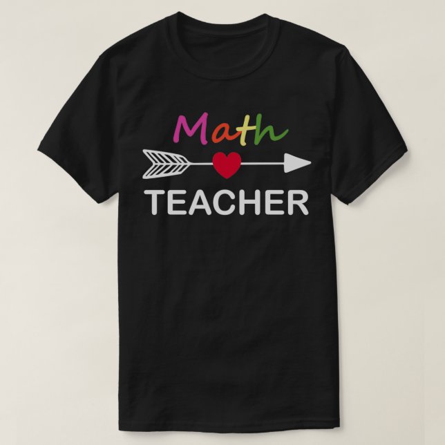 Math Teacher Shirt Math Shirts Mathematik Lehrer L (Design vorne)