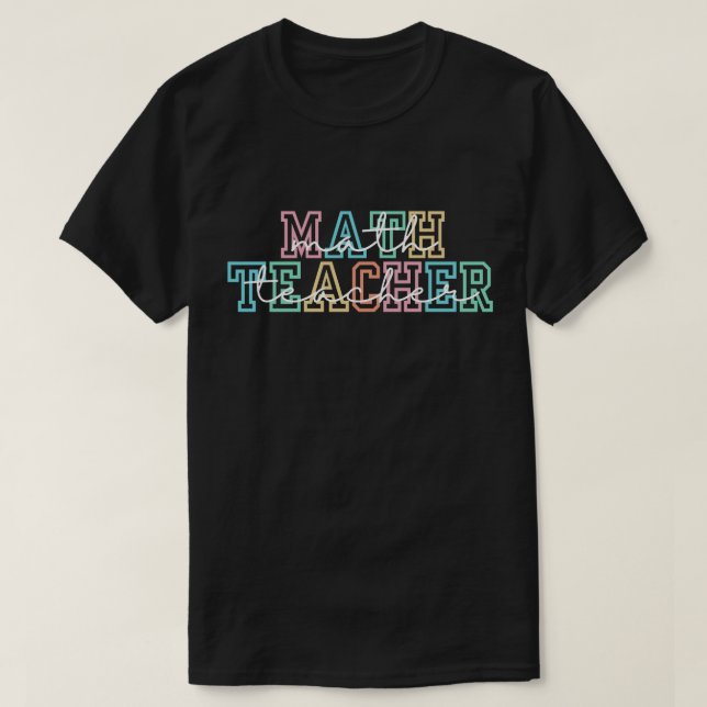 Math Teacher Shirt, Math Teacher Gift, Mathe Shirt (Design vorne)