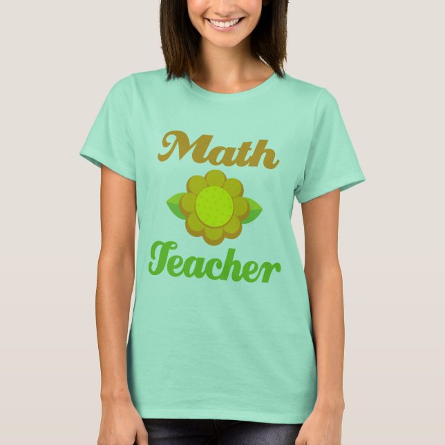 Math Teacher T-Shirt (Vorderseite)