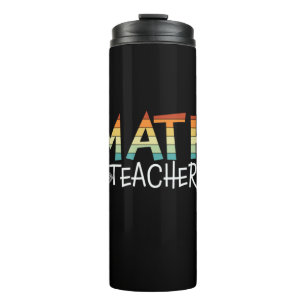 Math Teacher Thermosbecher