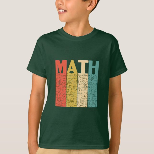 Math Teacher Vintag Math Definition T-Shirt (Vorderseite)