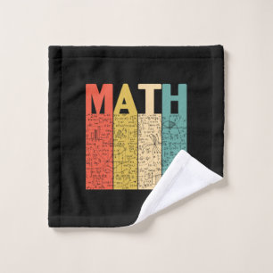 Math Teacher Vintag Math Definition Waschlappen