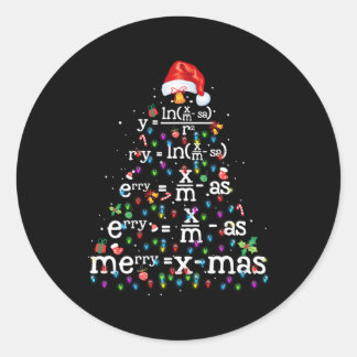 Math Tree Runder Aufkleber