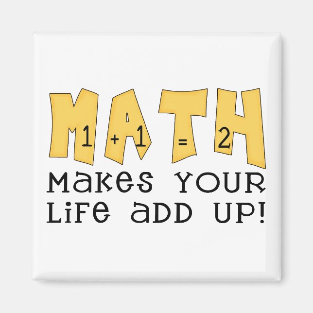 Math Tshirts und Geschenke Magnet (Vorne)