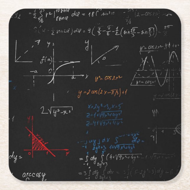 Math Untersetzer (Vorderseite)