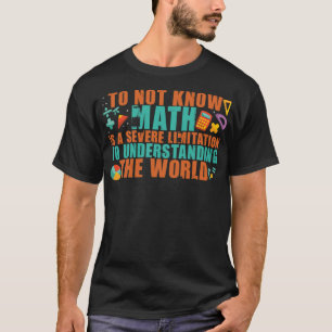 MATH versteht die Weltmathematik künstlerisch mit T-Shirt
