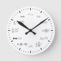Math Wall Clock (Mittel)