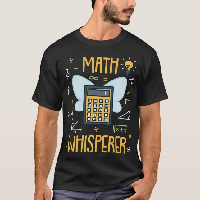Math Whisperer Für Math Martinshof Reiten T-Shirt (Vorderseite)