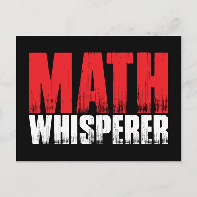 Math Whisperer Postkarten (Vorderseite)