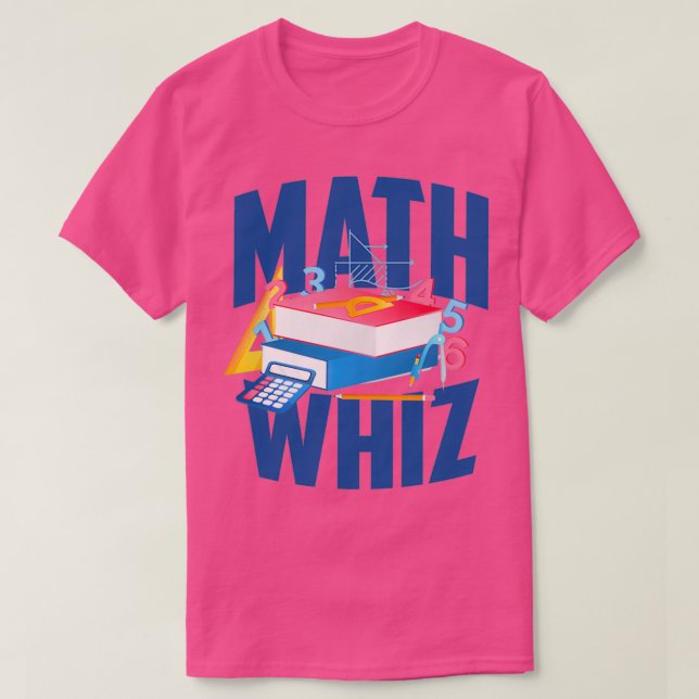 Math Whiz Math Student T-Shirt (Design vorne)