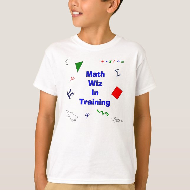 Math Wiz im Training T-Shirt (Vorderseite)