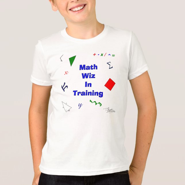 Math Wiz im Training T-Shirt (Vorderseite)