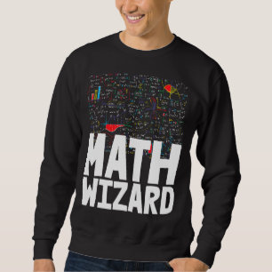 Math Wizard Kleinkind Mathletics Geburtstag Sweatshirt