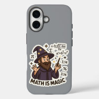 Math Wizard Sticker - "Mathe is Magic" transparent
