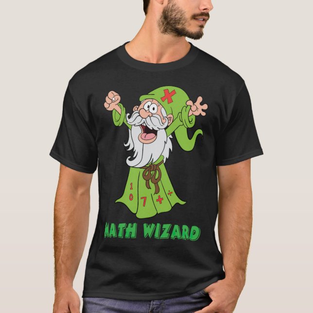 Math Wizard TV-Serie Redewendungen T-Shirt (Vorderseite)