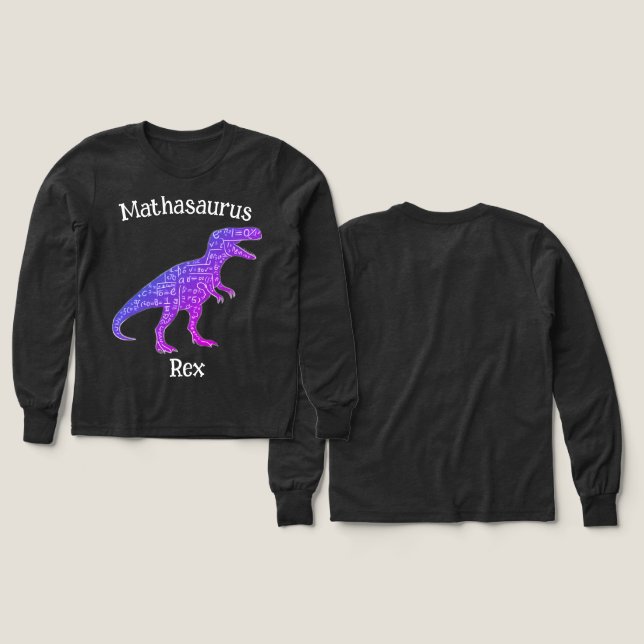 Mathasaurus Rex (Design Vorder- & Rückseite)