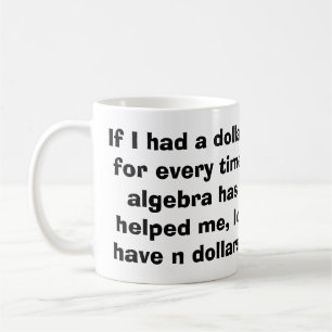 Mathe-Algebra-Tasse Tasse