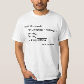Mathe auf Weiß - Männer T-Shirt