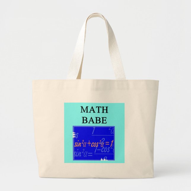 MATHE-BABY JUMBO STOFFBEUTEL (Vorne)