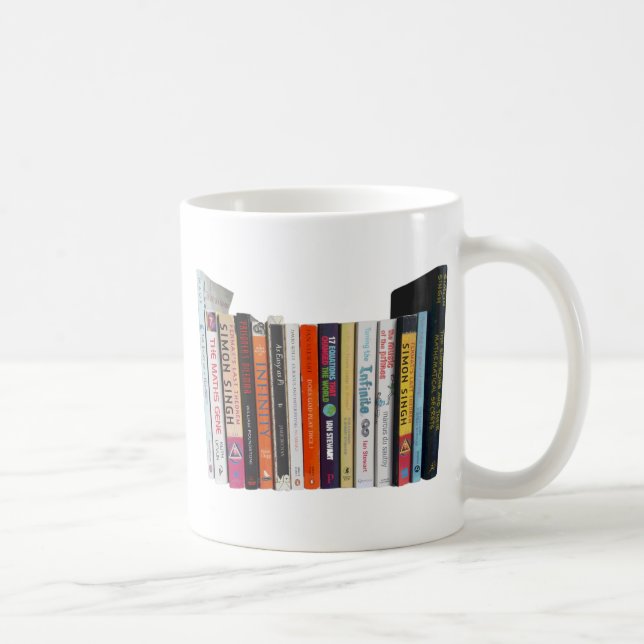 Mathe-Bücherregal Kaffeetasse (Rechts)