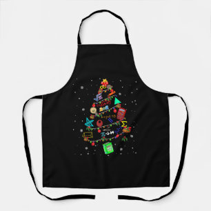 Mathe Christmas Tree Xmas Geschenk Schürze
