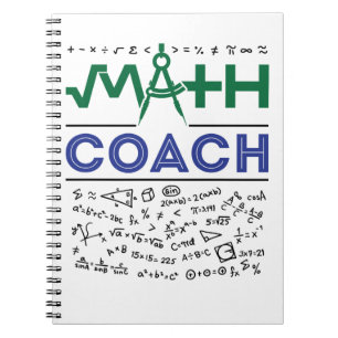 Mathe Coach Tutor Mathematik Lehrer Notizblock