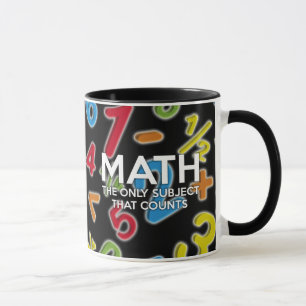 Mathe. Das einzige Fach, das zählt Tasse