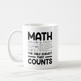 Mathe das einzige Thema, das zählt - Tasse des Kaf