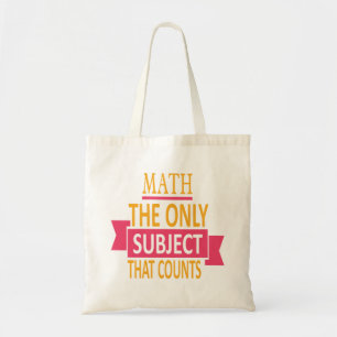 Mathe. Das einzige Thema, das zählt. Tragetasche