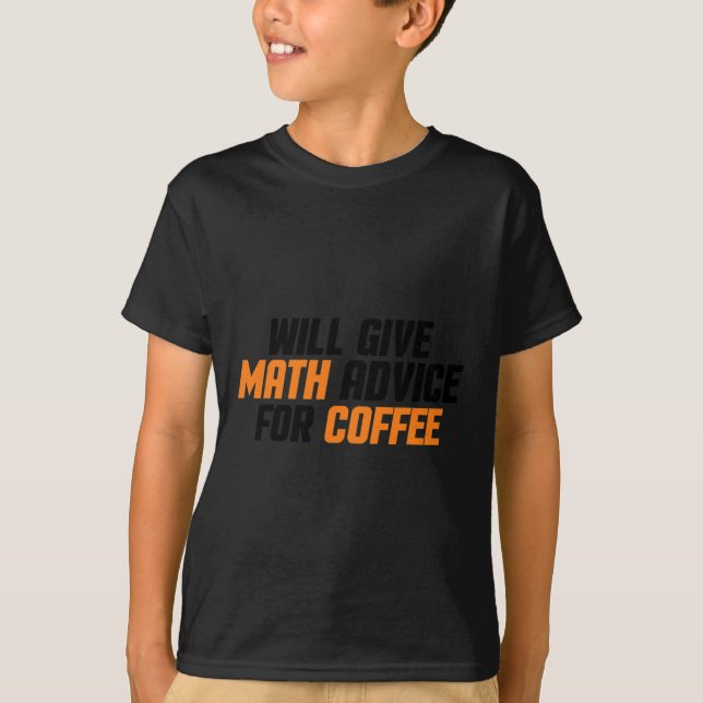 Mathe-Fan, Lehrer, Lustig, Wird Mathe-Tipps Geben  T-Shirt (Vorderseite)